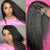 Kinky Straight Human Hair Wigs 13x4 and 13x6 HD Transparent Lace Front Wig.