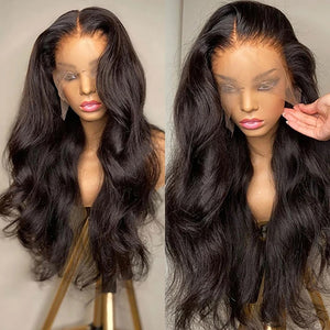 Long Body Wave Lace Front Wig 13x4 HD Transparent Lace Frontal Wig