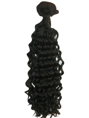 Wefted Remy Deep Wave Human Hair 18" - Hairesthetic