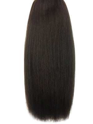 Wefted Remy Kinky Straight 12" - Hairesthetic