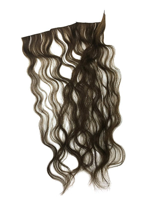 1 Pc Skin Weft Wavy Human Hair Extensions 18" - Hairesthetic