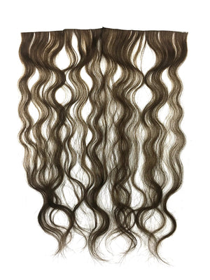 6 Pcs Skin Weft Wavy Human Hair Extensions 18" - Hairesthetic