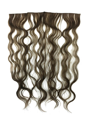 1 Pc Skin Weft Wavy Human Hair Extensions 18" - Hairesthetic