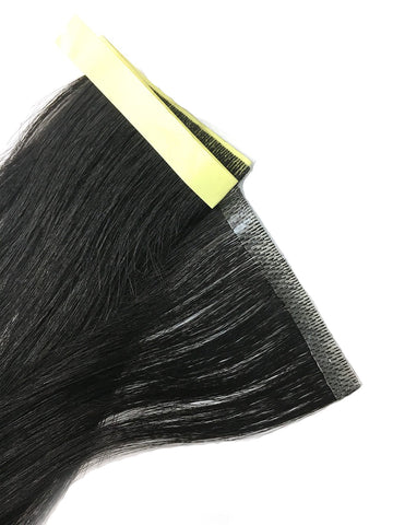 6 Pcs Skin Weft Yaki Straight Human Hair Extensions 18" - Hairesthetic