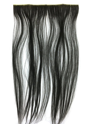 6 Pcs Skin Weft Yaki Straight Human Hair Extensions 14" - Hairesthetic