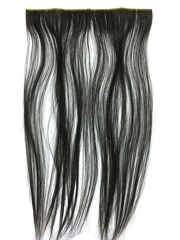 6 Pcs Skin Weft Yaki Straight Human Hair Extensions 18" - Hairesthetic