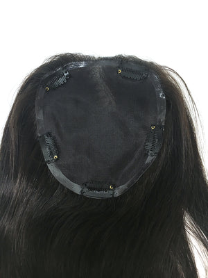 Topper - Hand made 100% human hair with high quality Indian Remy Straight - Hairesthetic