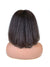 Hair Topper with Kinky Straight Bang 100% Human Hair 12"