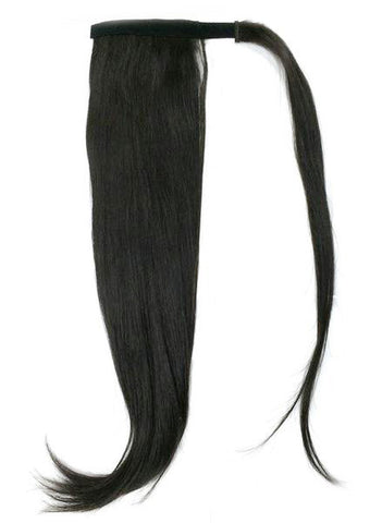 Wrap Around 100% Human Hair Ponytail in Straight 14" - Hairesthetic