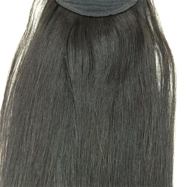 Wrap Around 100% Human Hair Ponytail in Straight 22" - Hairesthetic