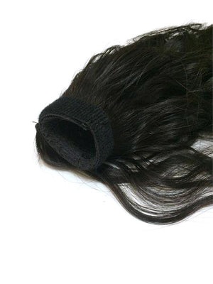 Wrap Around 100% Human Hair Ponytail in Deep Bodywave 18" - Hairesthetic