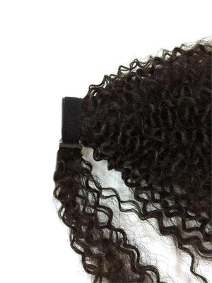Wrap Around 100% Human Hair Ponytail in Kinky Curly 12" - Hairesthetic