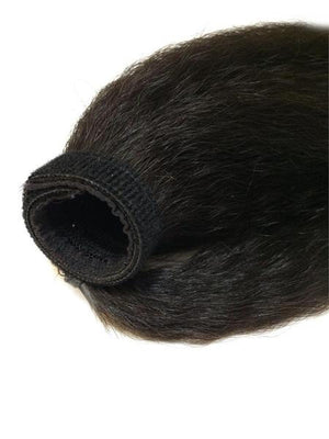 Wrap Around 100% Human Hair Ponytail in Kinky Straight 22" - Xtra Thick - Hairesthetic