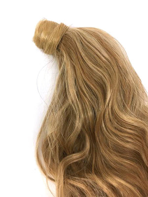Customized Wrap Around 100% Human Hair Ponytail Bodywave 18" #1B/33d - Hairesthetic
