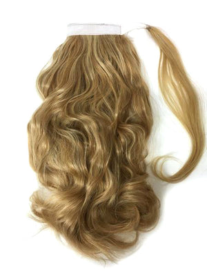 Wrap Around 100% Human Hair Ponytail Bodywave 14" - Hairesthetic